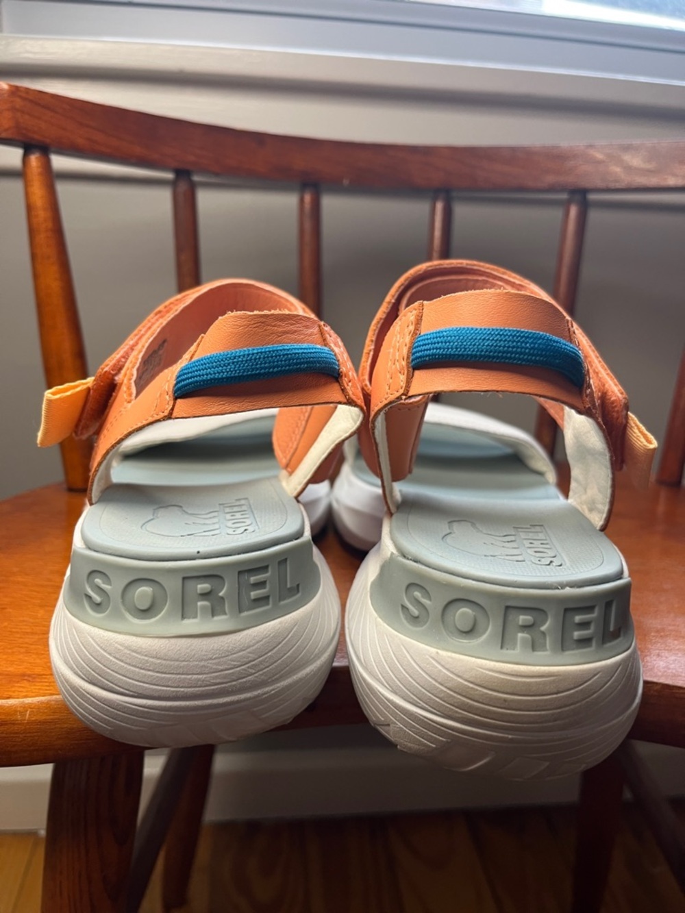 Sorel Women's Explorer Blitz Stride Sandals in the Paradiso/Peach Sea Salt Sz 10 - Picture 3 of 12